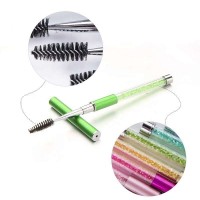 Hot Popular Makeup Brush Retractable Spoolie Eyelash Cleaning Brush With Lip