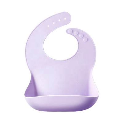 OEM Customized Logo Printing Logo BPA Free Cartoon Cute Silicone Baby Bibs