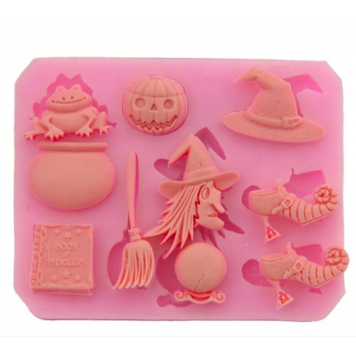 Halloween silicone fondant cake mold  Silicone fondant biscuits mold chocolate mold