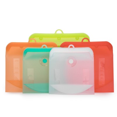 2020 OEM Hot Selling New Eco-friendly Reusable Non-Toxic BPA Free Sandwich Bag Silicone Food Storage Bag