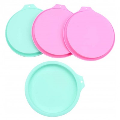 Round cake mold silicone making pizza makers design pancake rubber mould tools baking