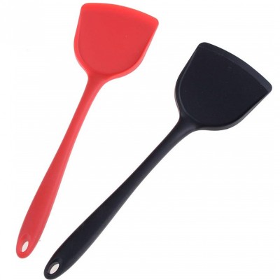 silicone nylon egg turner spatula slotted fish pizza slice rubber kitchen utensil tool accessory