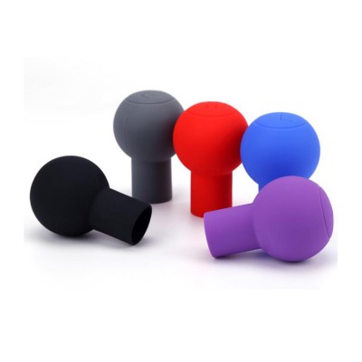 Durable stretchable silicone car gear knob round shift handle cover