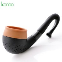 Tobacco Shape Reusable Dishwasher-safe Non-toxic Food Grade Wholesale Silicone Tea Infuser