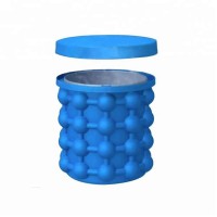 Big size New design silicone ice bucket cube rubber for ice making