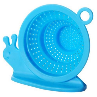 Silicone Collapsible Snail shape kitchen sink strainer sink drainer