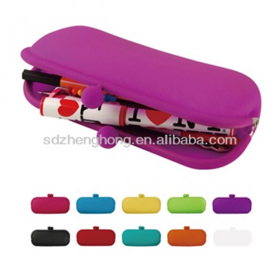 Fashionable pencil box silicone glasses spectacle case