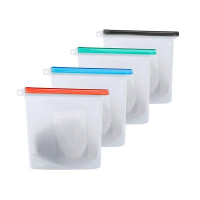 High quality Smooth 1.5L 1500ml silicone fresh food storage bag