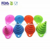 hot selling on amazon collapsible rubber silicone funnel