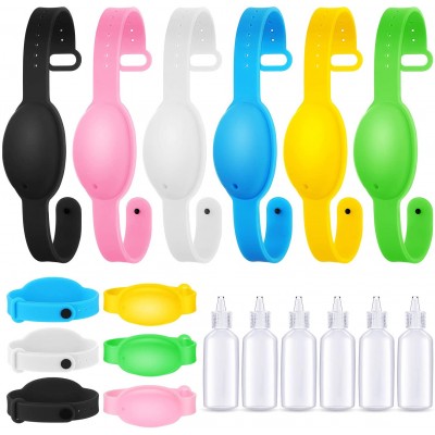 Silicone reusable dispensing portable wristband hand dispenser sanitizer bracelet for kids